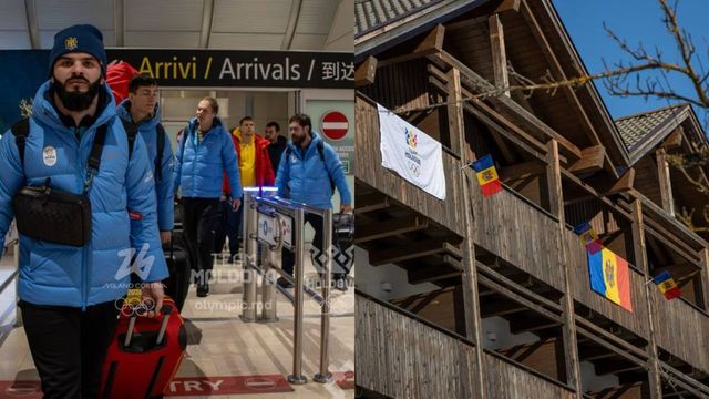 Sportivii moldoveni care participă la Jocurile Olimpice de Iarnă au ajuns la Milano