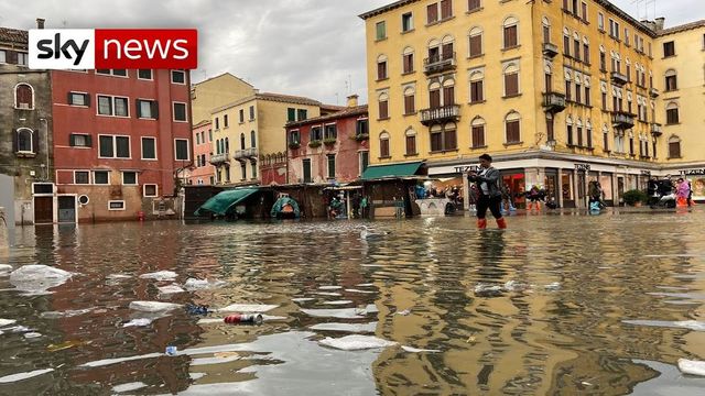 Venetia ar putea fi afectata de o noua maree inalta, devastatoare