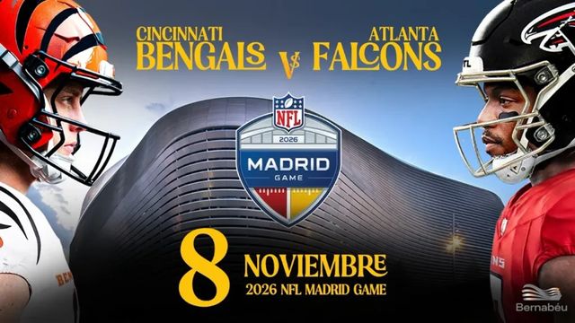 La NFL fija fecha y rival de los Falcons para el partido en el Bernabéu