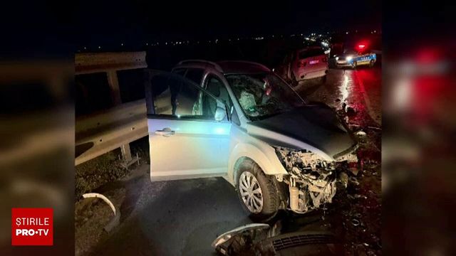 Adolescentă în comă la spital, după ce un șofer beat a produs un accident în Galați. Opt persoane se aflau în mașini