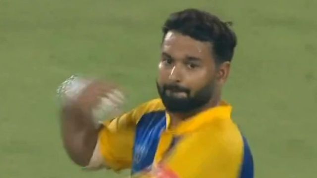 Watch: Rishabh Pant tries his hand at bowling in Delhi Premier League opener