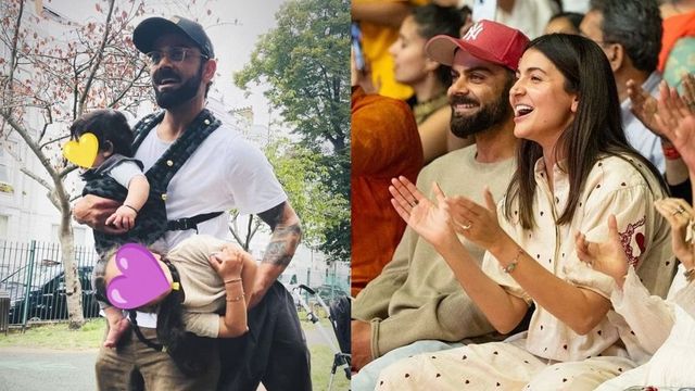 Anushka Sharma drops FIRST pic of Akaay, Vamika with Virat Kohli on his 36th birthday, netizens react to viral post