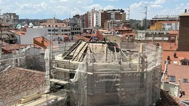 Se hunde la cúpula de una iglesia en Valladolid durante unas obras de rehabilitación