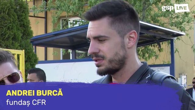Andrei Burcă și-a anunțat despărțirea de CFR Cluj, imediat după meciul cu Clinceni