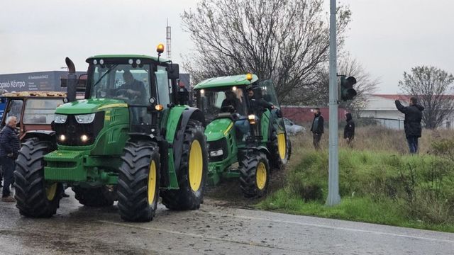 Гръцки фермери затвориха отново „Кулата – Промахон“ за камиони