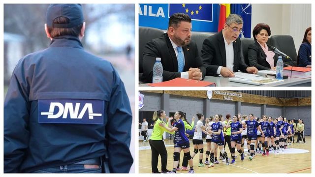 DNA a descins la Consiliul Județean Brăila în dosarul HC Dunărea » Ridicare de documente la clubul de handbal susținut din bani publici
