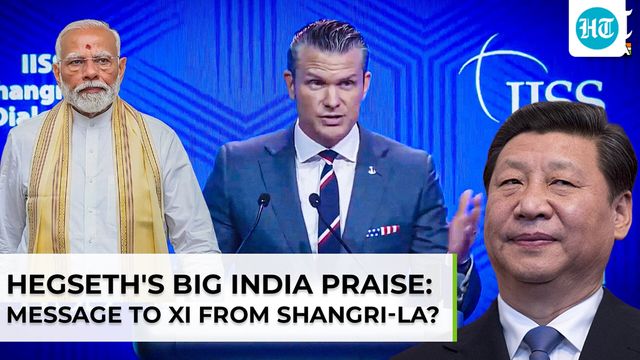Hegseth’s big India endorsement at Shangri-La seen as strong message to Beijing? Watch what he said