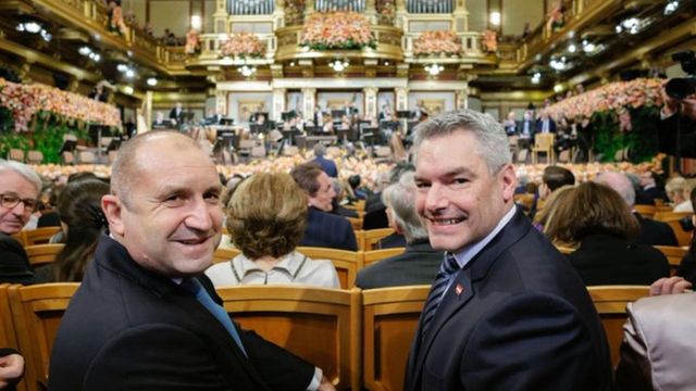 Președintele Bulgariei, invitatul de onoare al cancelarului Austriei la Concertul de Anul Nou de la Viena
