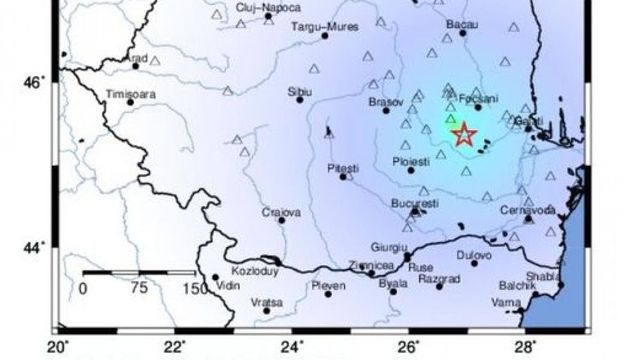 Cutremur în zona seismică Vrancea