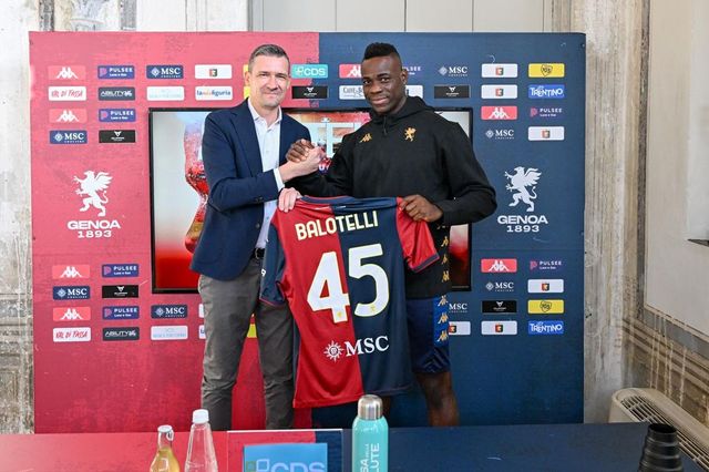 Calcio, Balotelli: “Sono carico per il Genoa, voglio che a parlare sia il campo”