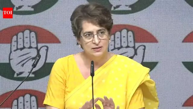 Defeat of bill victory for nation: Priyanka Gandhi