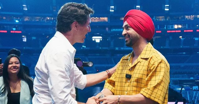 Justin Trudeau Pays Surprise Visit To Diljit Dosanjh Before His Show In Canada