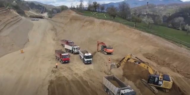 Cristian Pistol: Mobilizare record pe șantierul secțiunii Cornetu-Tigveni a autostrăzii Sibiu-Pitești