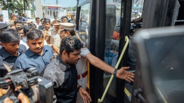 Annamalai, Other Tamil Nadu BJP Leaders Detained Amid Protest Against Alleged Liquor Scam