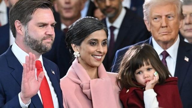 Usha Vance stuns in black at vice president dinner before Donald Trump inauguration day: What future second lady wore