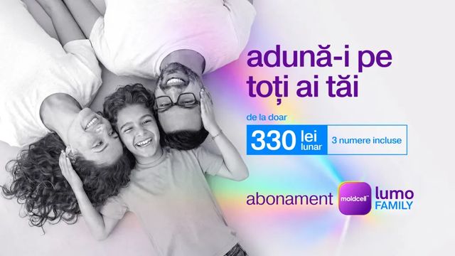 Moldcell a lansat Lumo Family, abonamentul care reunește întreaga familie într-un singur grup