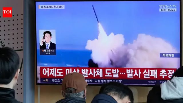 North Korea fires two rounds of ballistic missile towards East Sea