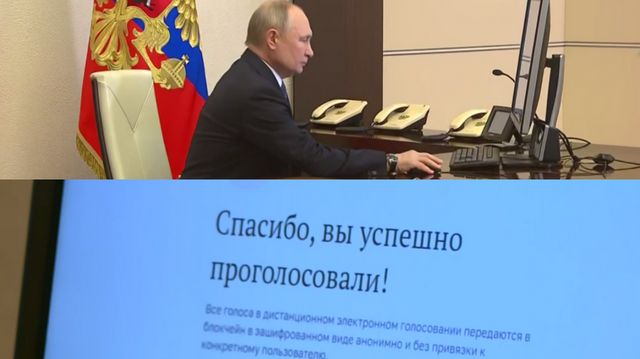 Putin a votat online, din biroul său, în prima zi a alegerilor prezidențiale din Rusia