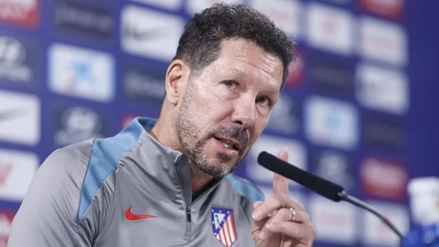 Simeone:«No miro el tiempo, aceptamos lo que hay»