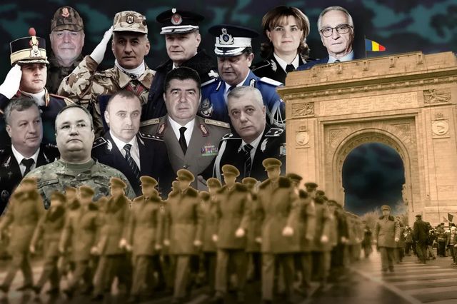 Repetiție generală pentru parada militară de 1 Decembrie