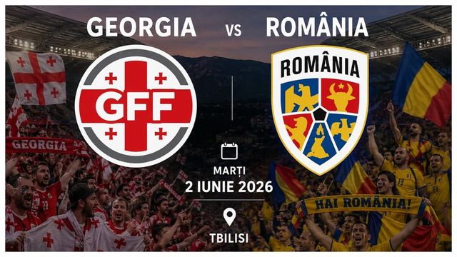 Georgia - România, ora 20:00, LIVE pe Antena 1 și în AntenaPLAY. Gică Hagi revine la națională