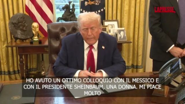 Trump, 'negozieremo un accordo con il Messico'