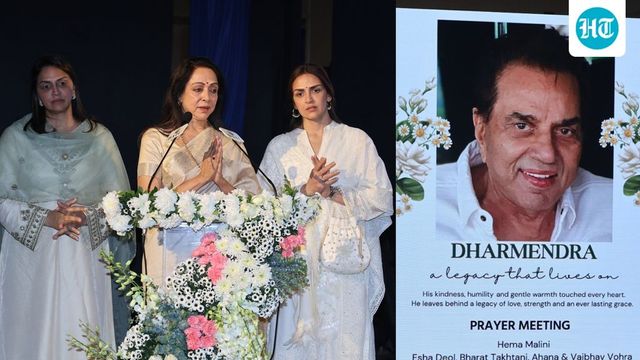 Hema Malini breaks her silence on keeping two prayer meetings for her late husband, Dharmendra, ‘Humare ghar ka…’