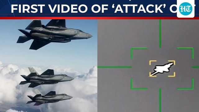 Iran claims direct hit on US F-35 stealth jet, video shows damage midair