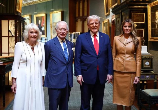 Trump y Melania se despiden de los reyes en Windsor para poner rumbo a