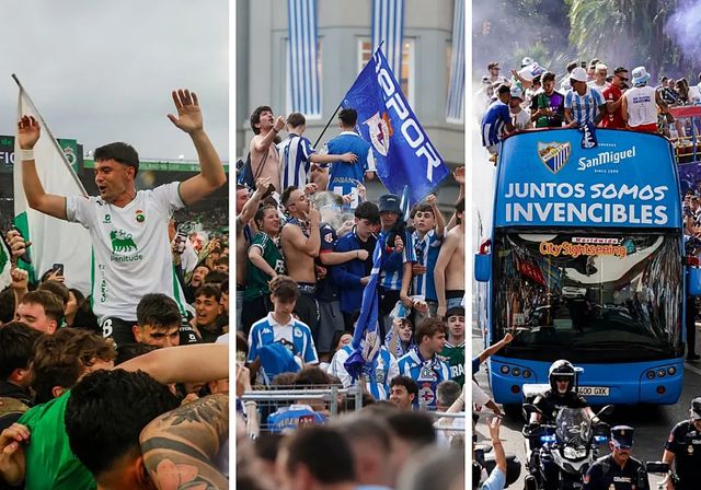 Racing, Dépor y Málaga, el regreso de tres históricos que pasaron por el infierno