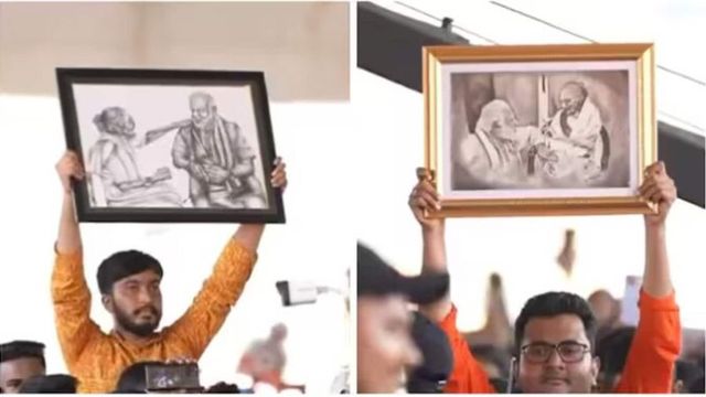 On Mother's Day, PM Modi receives a special present during Bengal rally