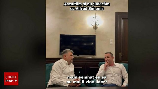 Ciolacu,despre discuția cu Simonis pe TikTok despre voturile date lui Simion: A fost o glumă proastă