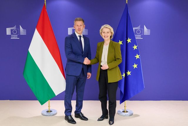Peter Magyar a avut prima întâlnire cu Ursula von der Leyen, la Bruxelles. Fondurile europene pentru Ungaria urmează să fie deblocate