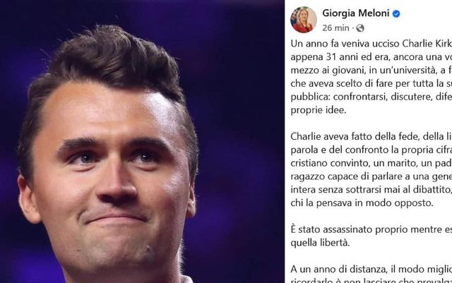 Un anno fa Charlie Kirk veniva ucciso durante un comizio suprematista nello Utah
