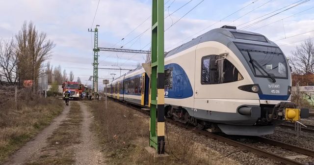 Elgázolt egy embert a vonat Angyalföldön
