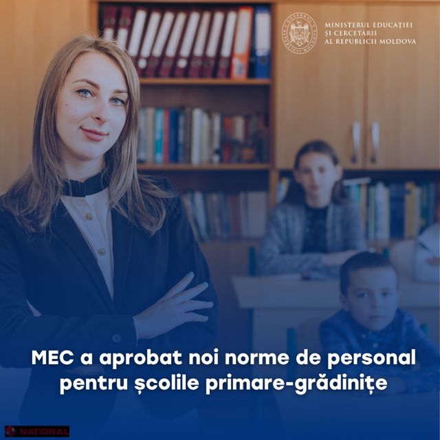 Noi norme de personal pentru instituțiile publice de tip școală primară-grădiniță