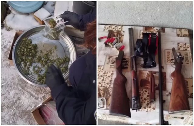 În câteva sate din raionul Florești au fost depistate substanțe interzise și arme