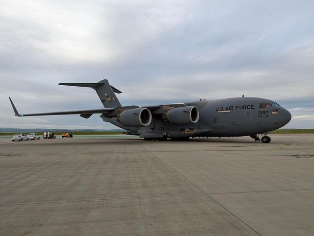 Un avion american C-17 a sosit la Chișinău pentru participarea la exercițiul comun Pace Shield