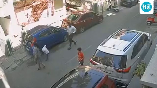 Man kicks and injures five-year-old boy playing on road