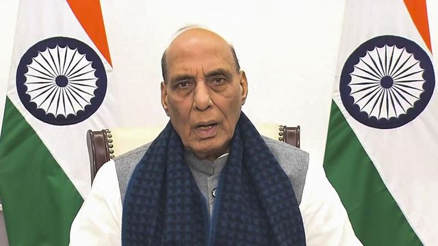 Defence Minister Rajnath on three-day visit to Russia, to oversee commissioning of frigate Tushil