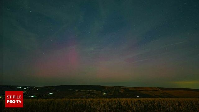 Aurora Boreală a fost vizibilă din nou în România. Zona unde s-a văzut fenomenul spectaculos