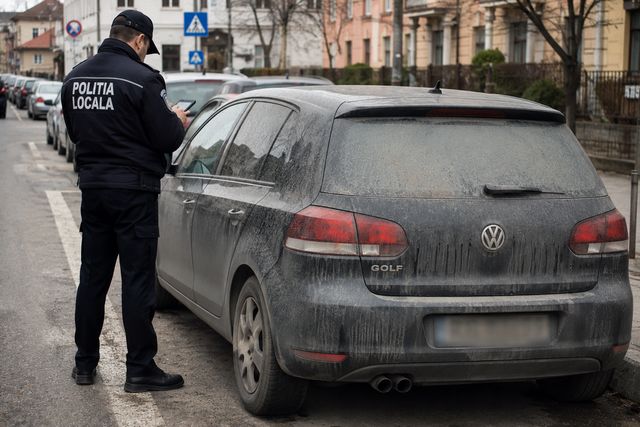 Orașul din România în care oamenii vor fi amendați și cu 5.000 de lei dacă nu-și spală mașinile și le lasă murdare în parcări