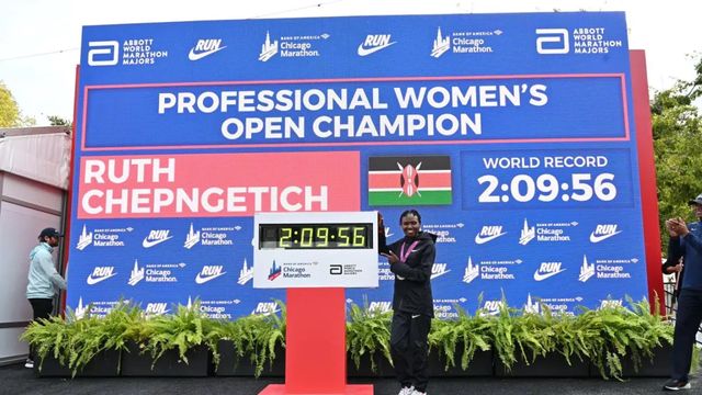 Chepngetich bate en Chicago el récord del mundo de maratón