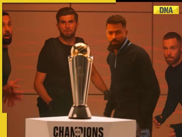 Champions Trophy teaser featuring Hardik Pandya, Shaheen Afridi ignites India-Pakistan rivalry, watch viral video