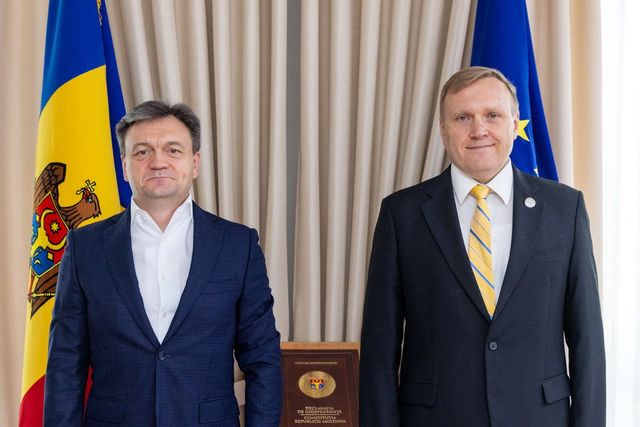 Dorin Recean a avut o întrevedere de rămas bun cu ambasadorul Ucrainei, Marko Șevcenko