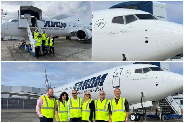 Primul Boeing 737 MAX al TAROM vine în România. Avionul va purta numele „Mircea Lucescu”