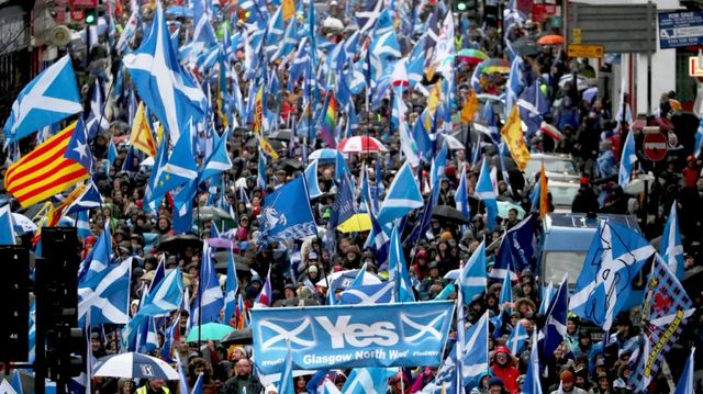 Účty podporující nezávislost Skotska po výpadku internetu v Íránu zmlkly