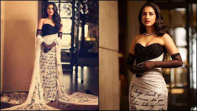 Radhika Merchant’s stunning pre-wedding gown, embellished with Anant Ambani’s romantic love letter, steals the spotlight