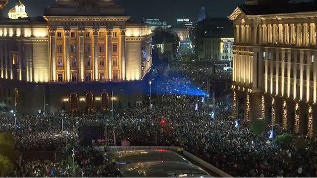 40 задържани след протеста в София