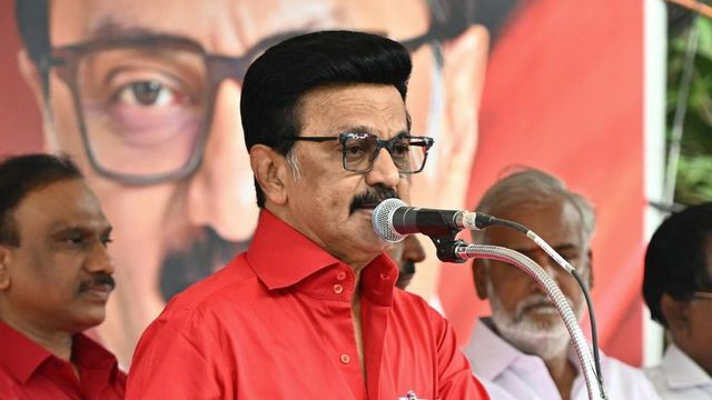 DMK cadre protest against Minister in Salem, arrested